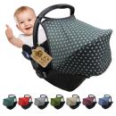 BAMBINIWELT Sonnenverdeck für Maxi-Cosi Cabriofix, UV50+, STERNE MELIERT