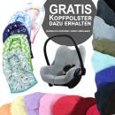 BAMBINIWELT Sommerbezug, Schonbezug, Bezug aus Frottee für Maxi Cosi CabrioFix + GRATIS KP