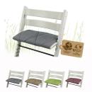 BAMBINIWELT Kissen für Erwachsene, Sitzkissen für Trittbrett, kompatibel mit Hochstuhl Stokke Tripp Trapp