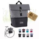 BAMBINIWELT Fahrradtasche, Gepäckträgertasche, Rucksack, Fahrradrucksack